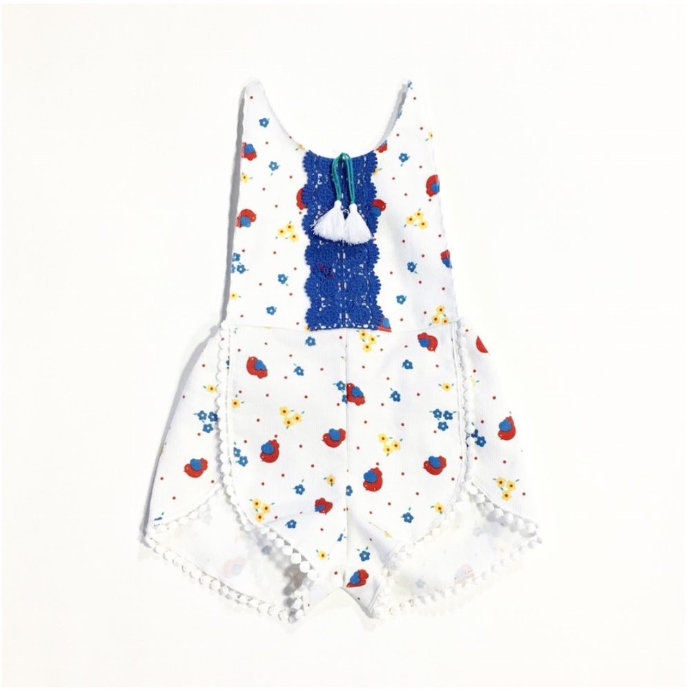 Brass Razoo Handmade Romper 2T